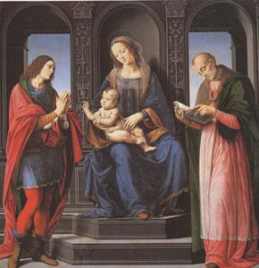 LORENZO DI CREDI The Virgin and child with st Julian and st Nicholas of Myra (mk05) China oil painting art